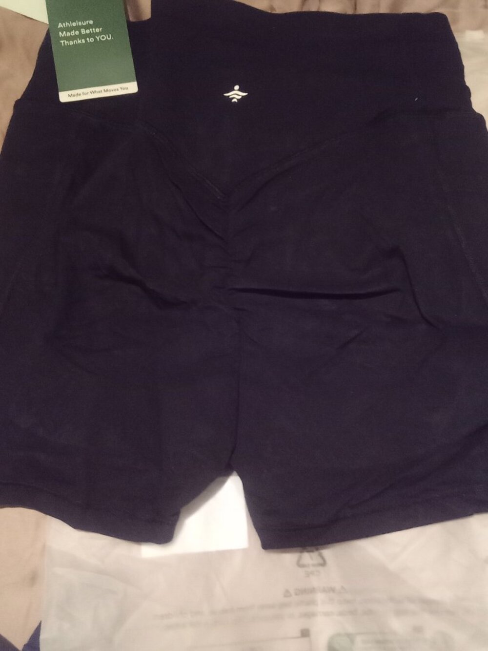 Xs halara black ultra sculpt shirts with pockets, booty lift, sweat absorption